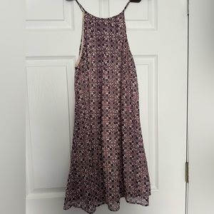 Purple Halter Dress